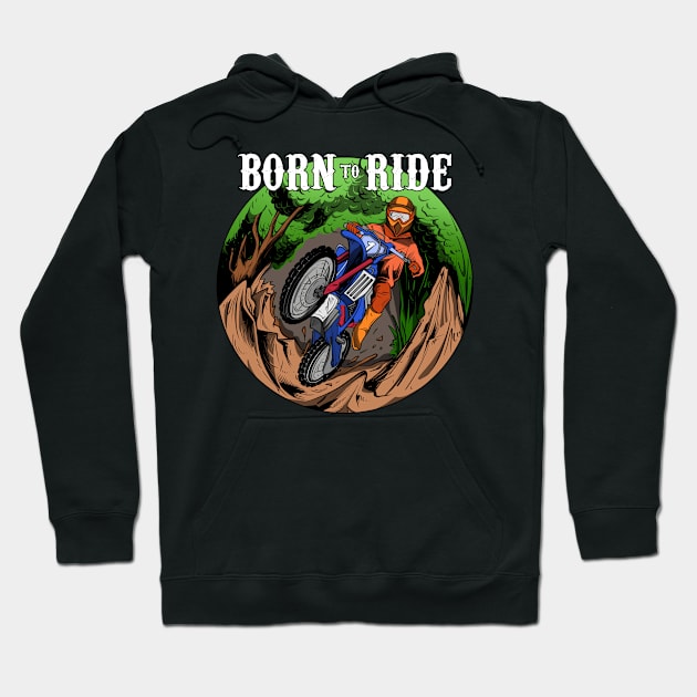 Born to Ride Hoodie by TAMASTUD